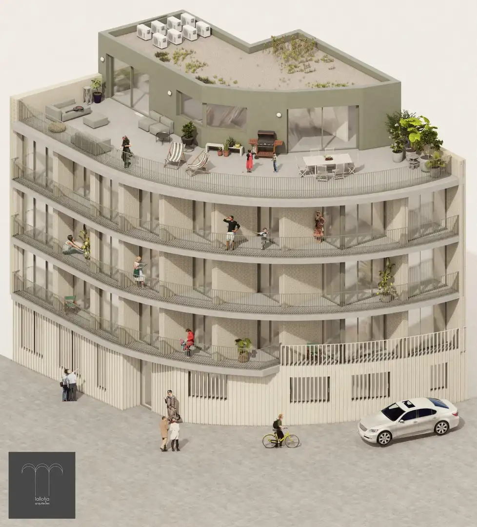 Vista exterior de Piso en venta en Calella con Calefacción y Terraza