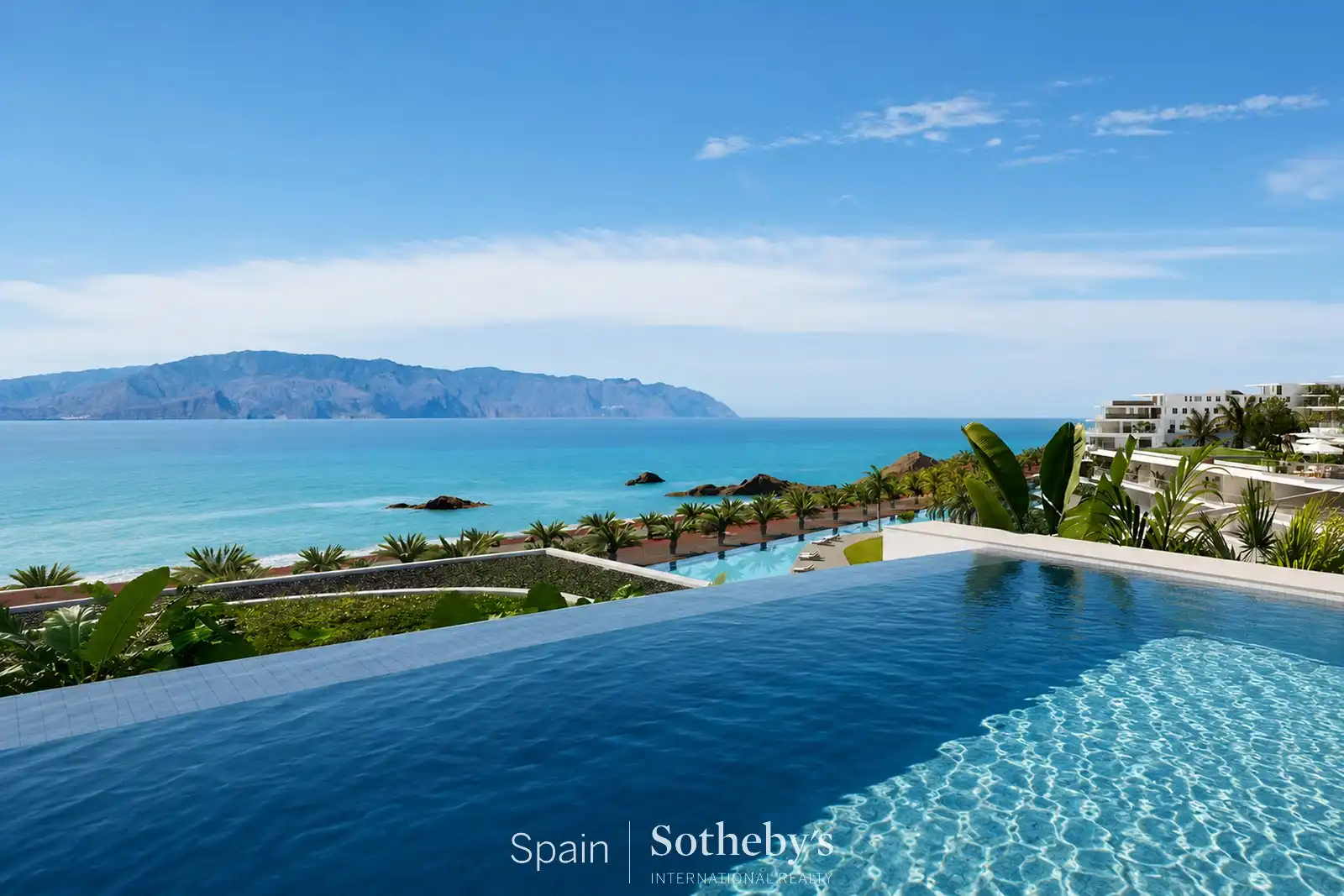 Swimming pool of Apartments for sale in Guía de Isora  with Air Conditioner, Private garden and Terrace