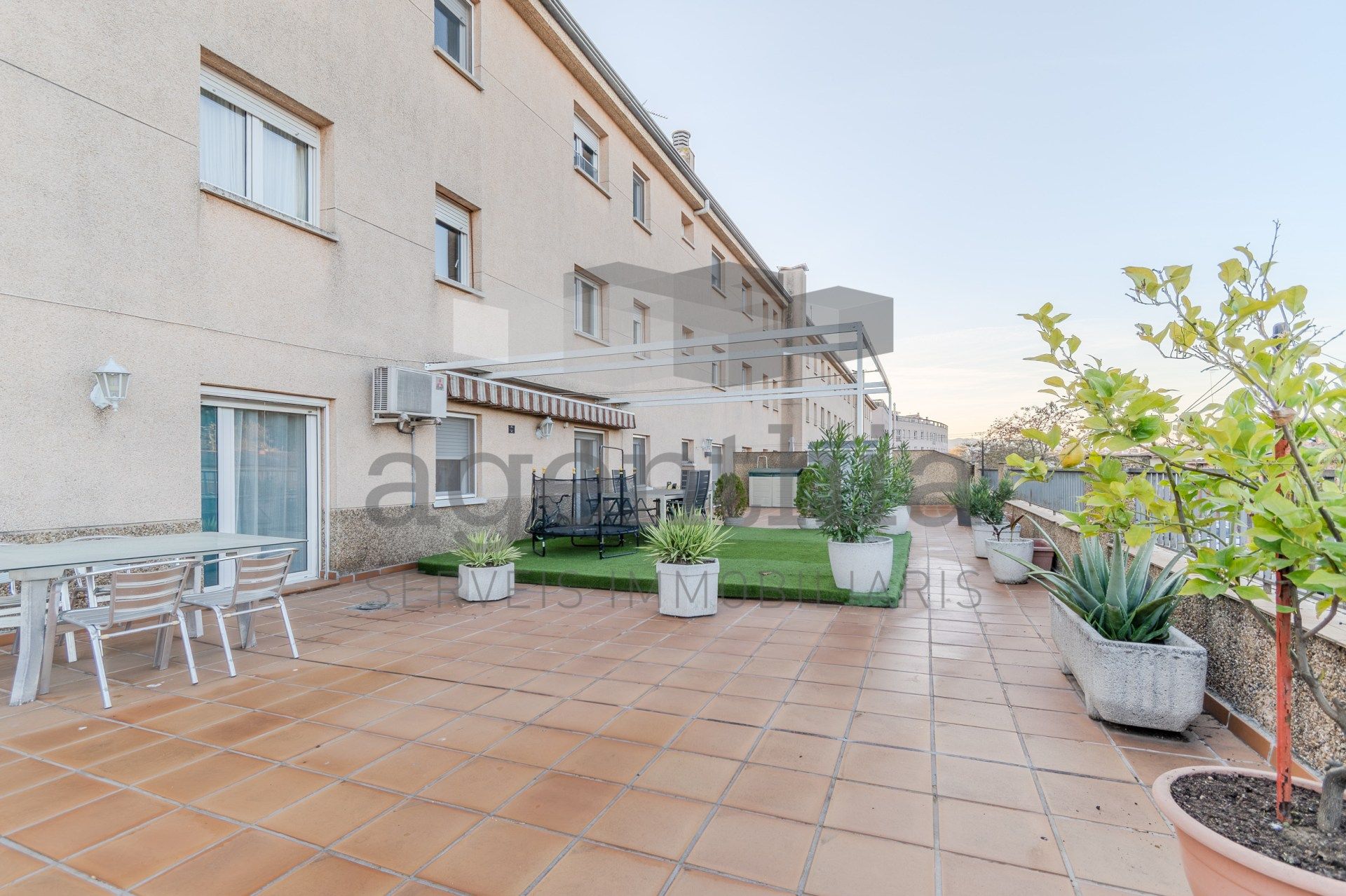 Terrace of Flat for sale in Girona Capital  with Air Conditioner, Heating and Terrace