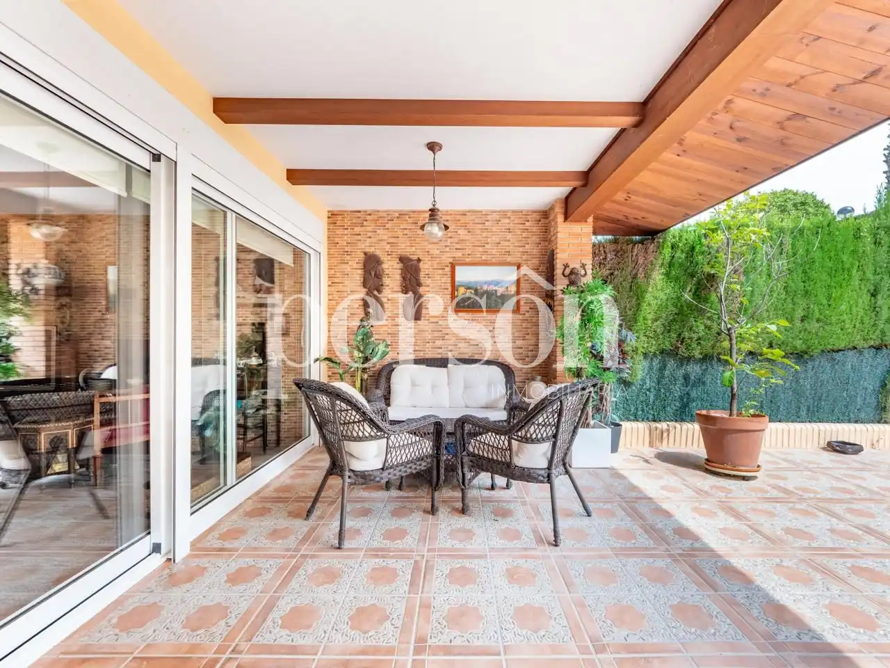 Terraza de Casa adosada en venta en Godella con Calefacción, Jardín privado y Terraza
