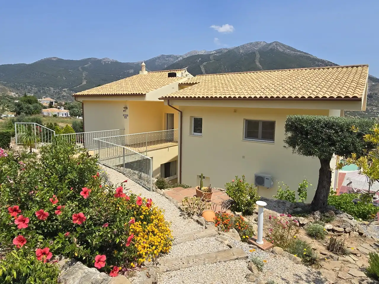 Exterior view of Houses for sale in Alcaucín  with Air Conditioner, Terrace and Swimming Pool