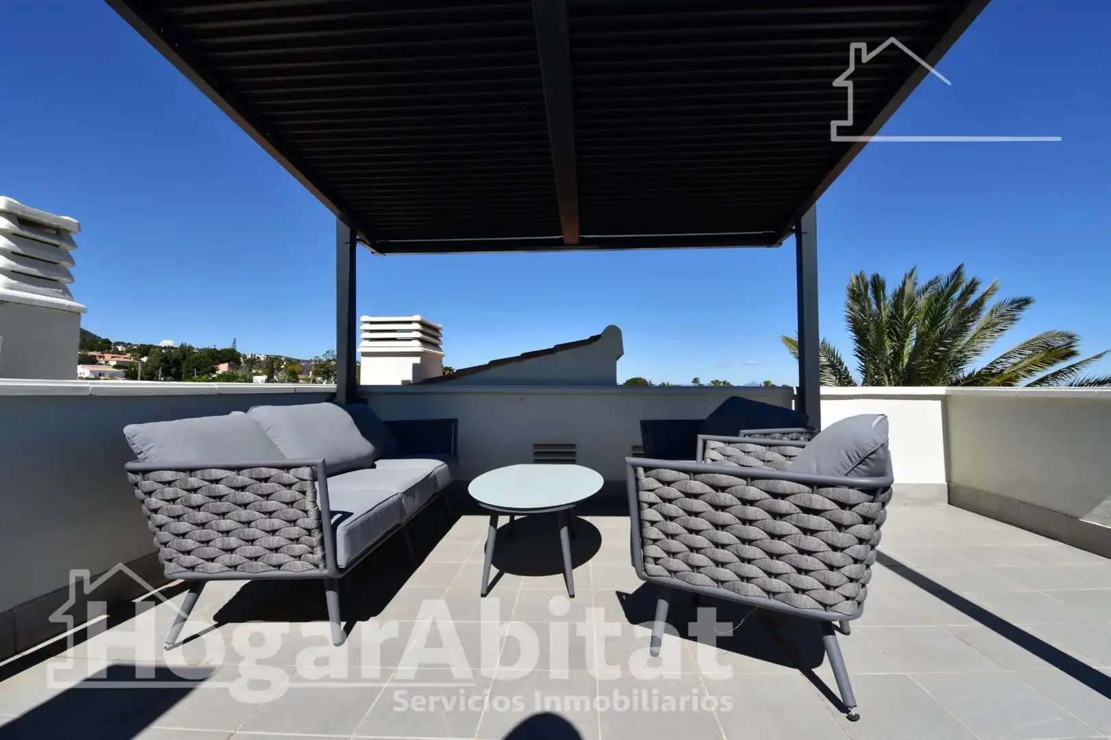 Terrasse von Dachboden zum Verkauf in Dénia mit Terrasse, Alarm und Gemeinschaftspool