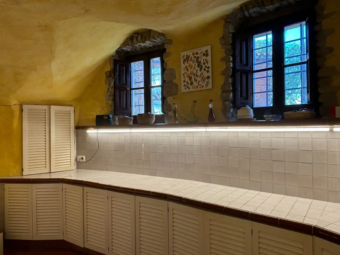 Cocina de Finca rústica en venta en Madremanya con Calefacción, Terraza y Trastero