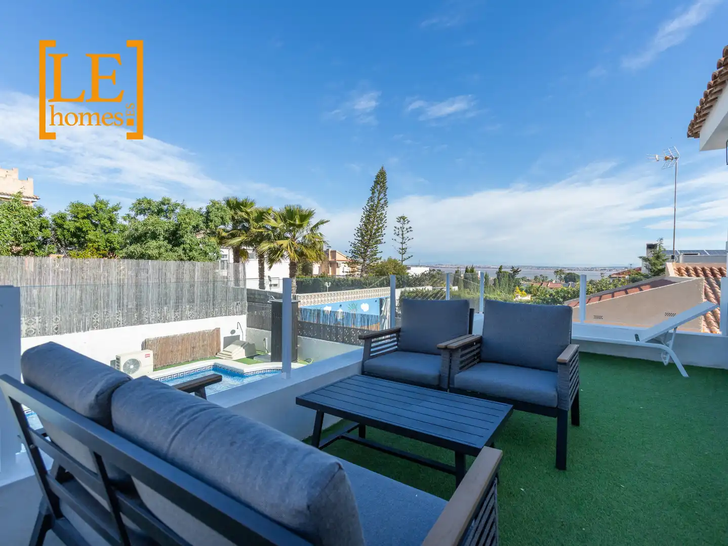 Terraza de Casa o chalet en venta en Torrevieja con Aire acondicionado, Calefacción y Jardín privado