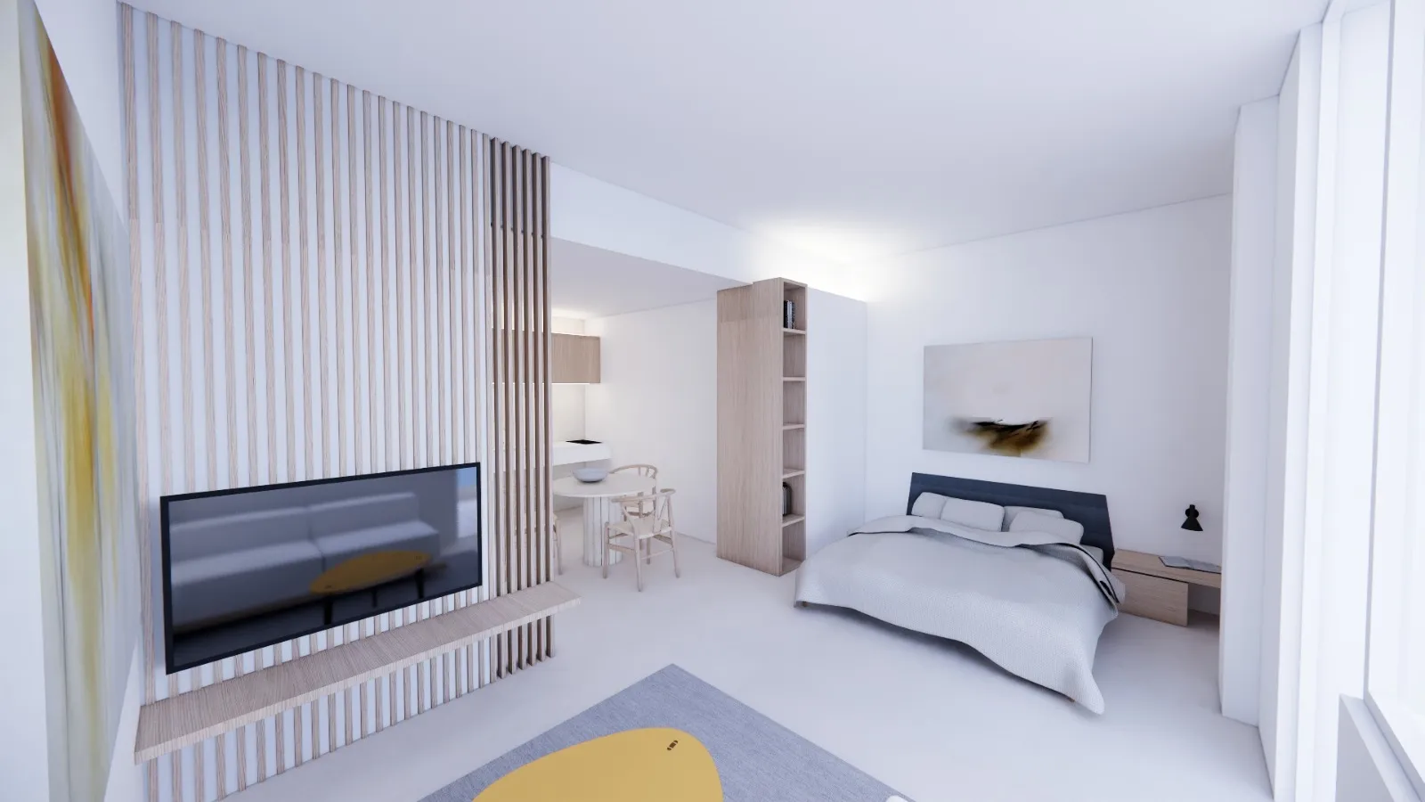 Bedroom of Lofts for sale in  Valencia Capital  with Air Conditioner, Furnished and Washing machine