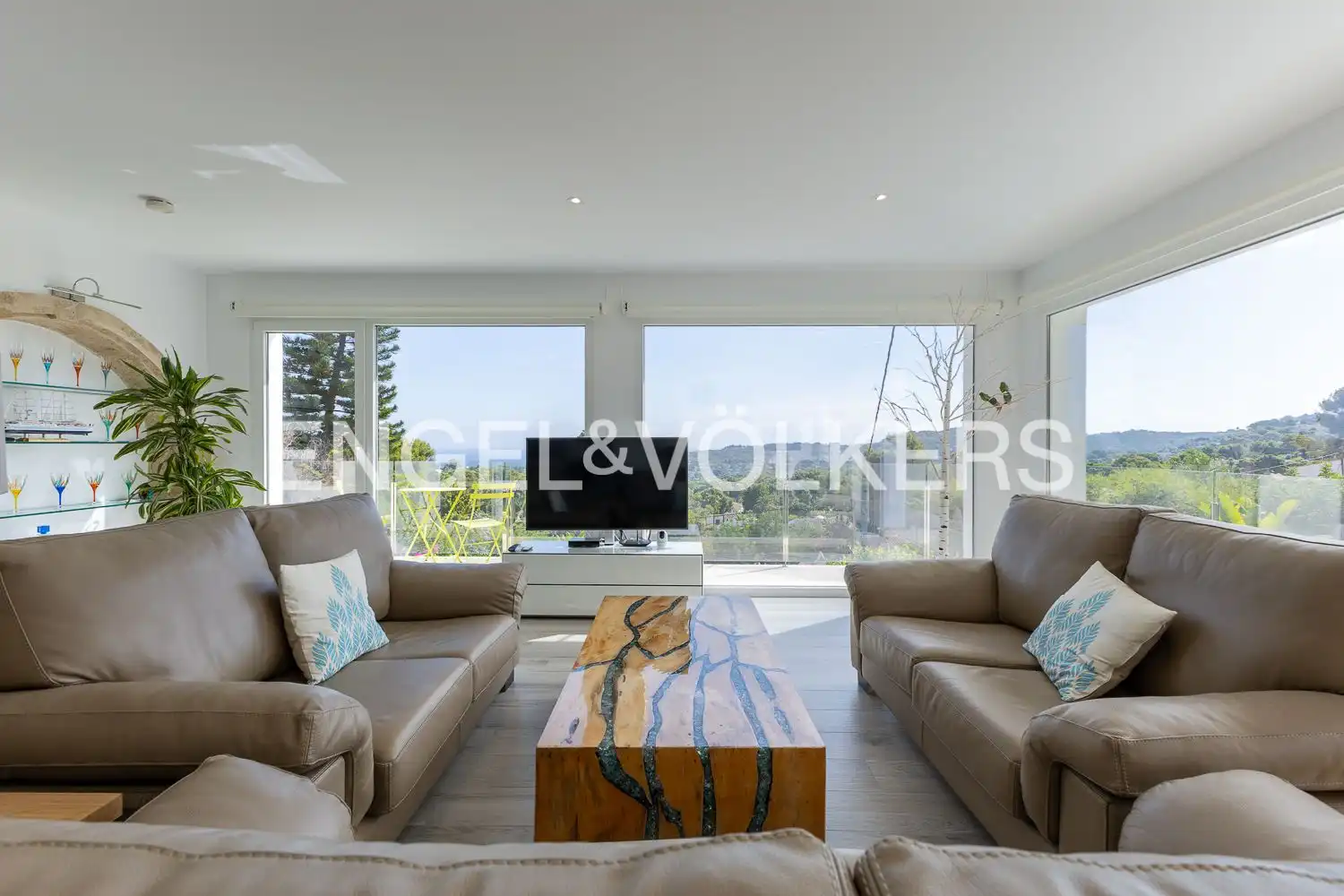 Sala d'estar de Casa o xalet en venda en Jávea / Xàbia amb Aire condicionat, Calefacció i Jardí privat