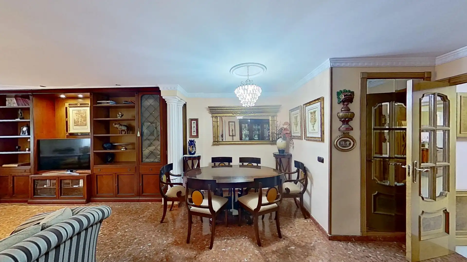 Dining room of Flat for sale in Málaga  with Air Conditioner and Furnished
