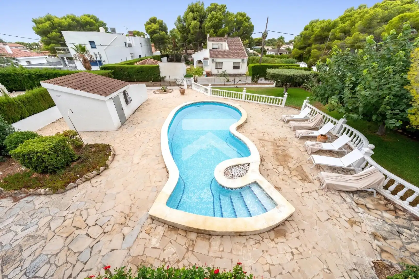 Swimming pool of Houses for sale in L'Ametlla de Mar   with Air Conditioner, Heating and Private garden