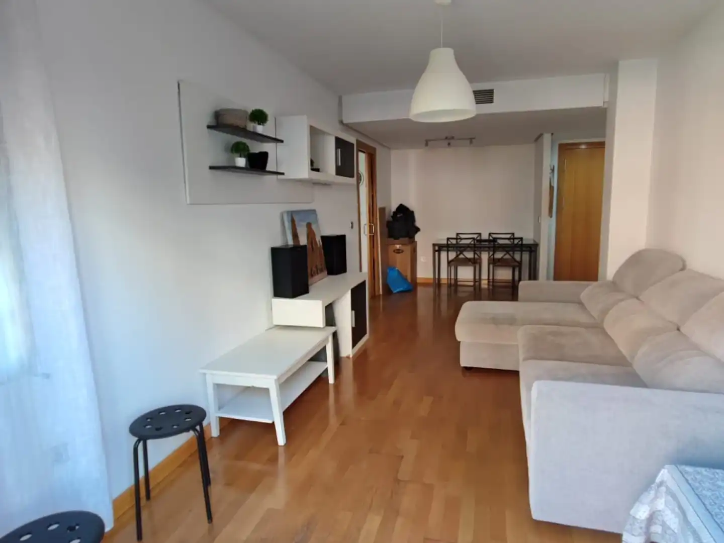 Sala de estar de Piso en venta en  Murcia Capital con Aire acondicionado, Amueblado y Lavadora