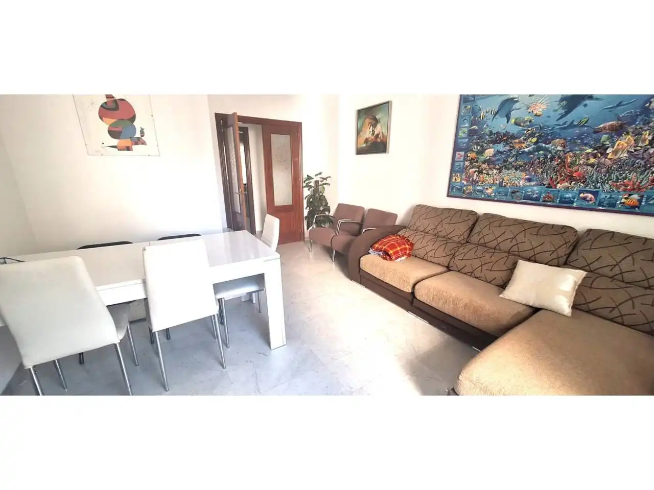 Sala de estar de Piso de alquiler en Rincón de la Victoria con Terraza y Amueblado