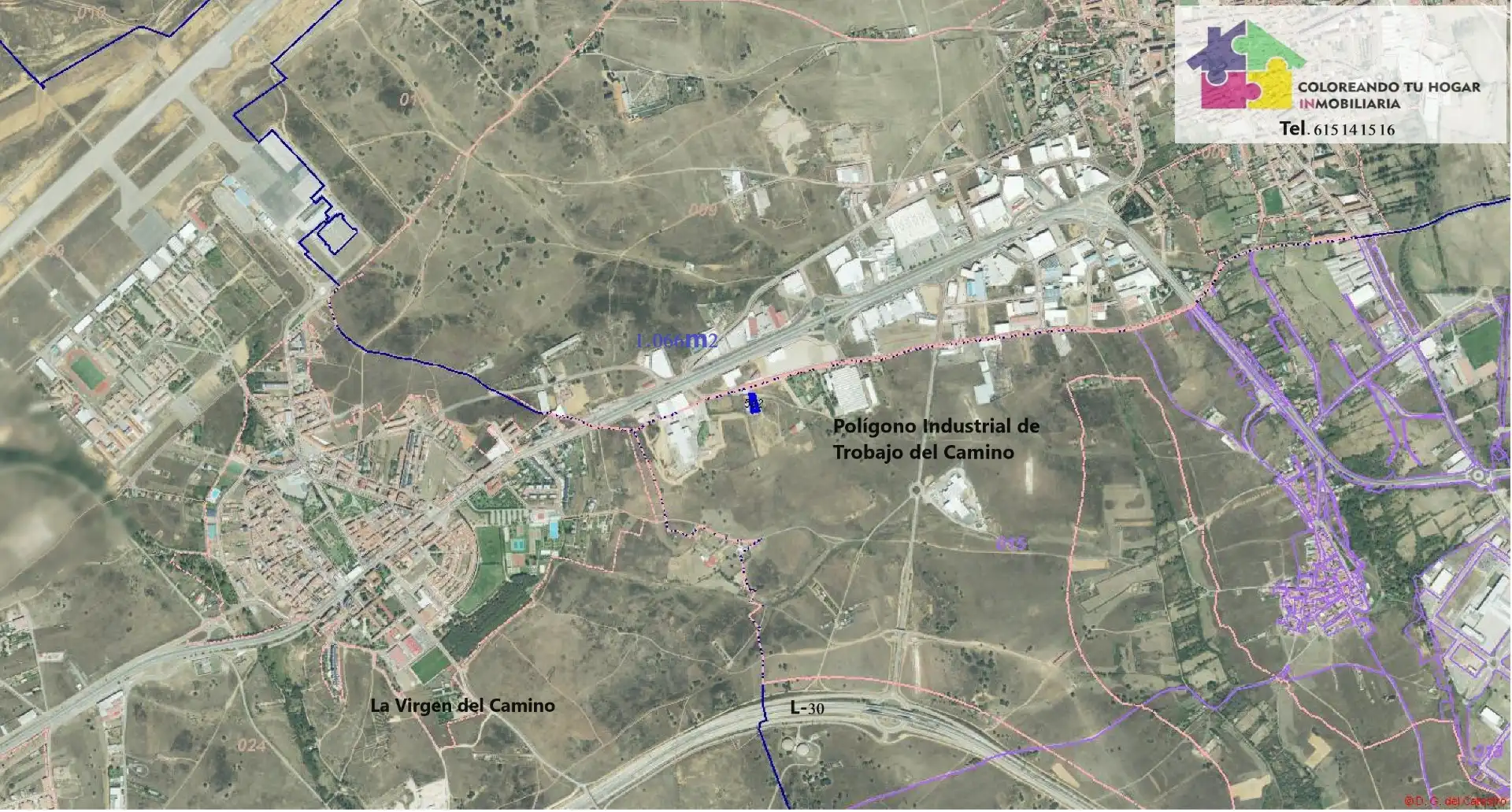Vista exterior de Terreny industrial en venda en León Capital 