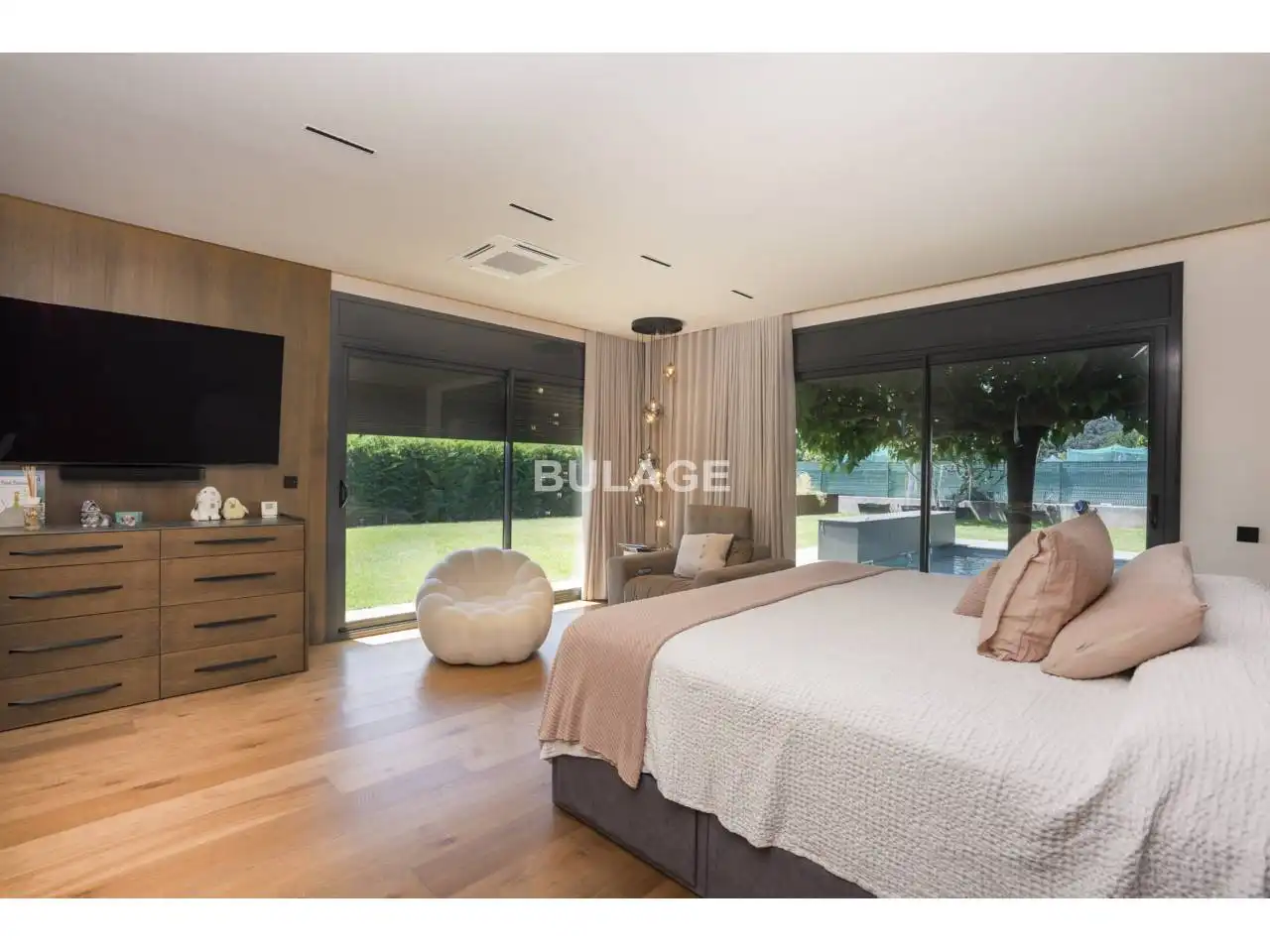 Habitación de Casa o chalet en venta en Gurb con Aire acondicionado, Terraza y Piscina
