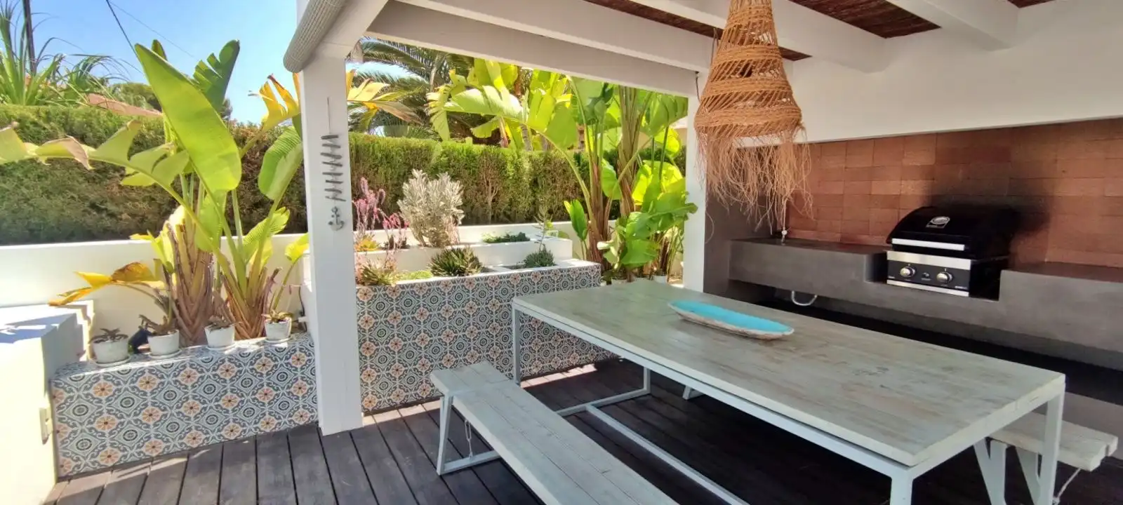 Terrassa de Casa o xalet de lloguer en Benissa amb Aire condicionat, Calefacció i Jardí privat