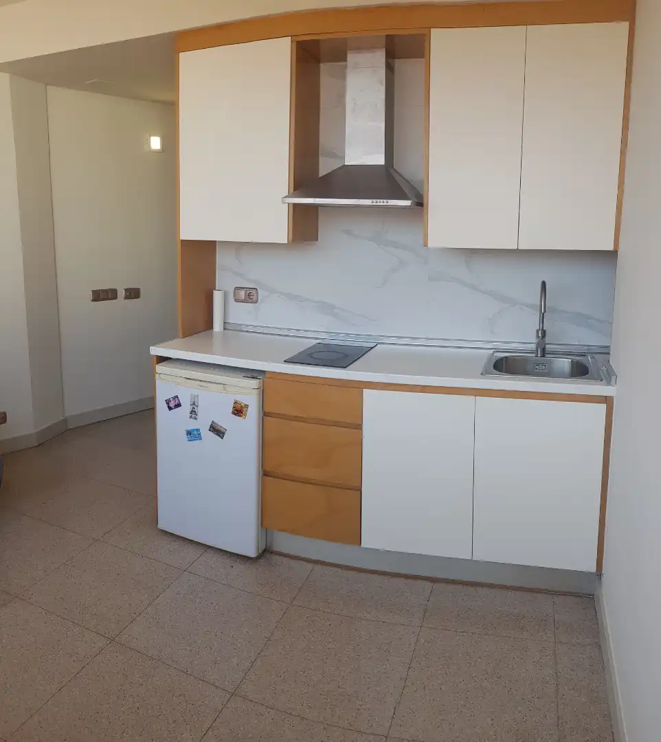 Cocina de Apartamento de alquiler en Madrid con Aire acondicionado, Calefacción y Parquet