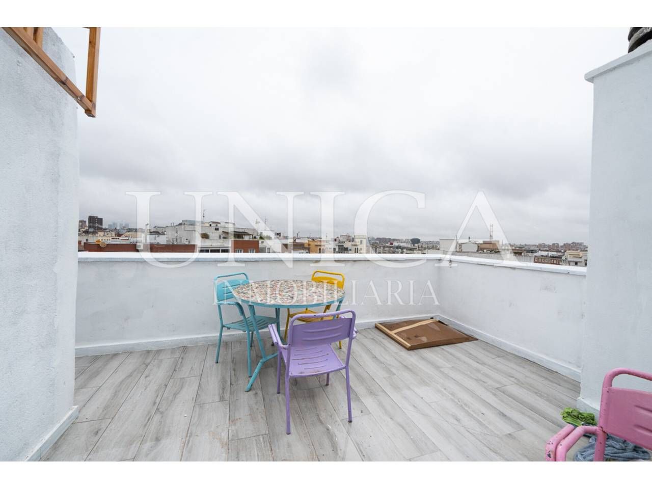 Terrace of Attic to rent in  Madrid Capital  with Heating and Terrace