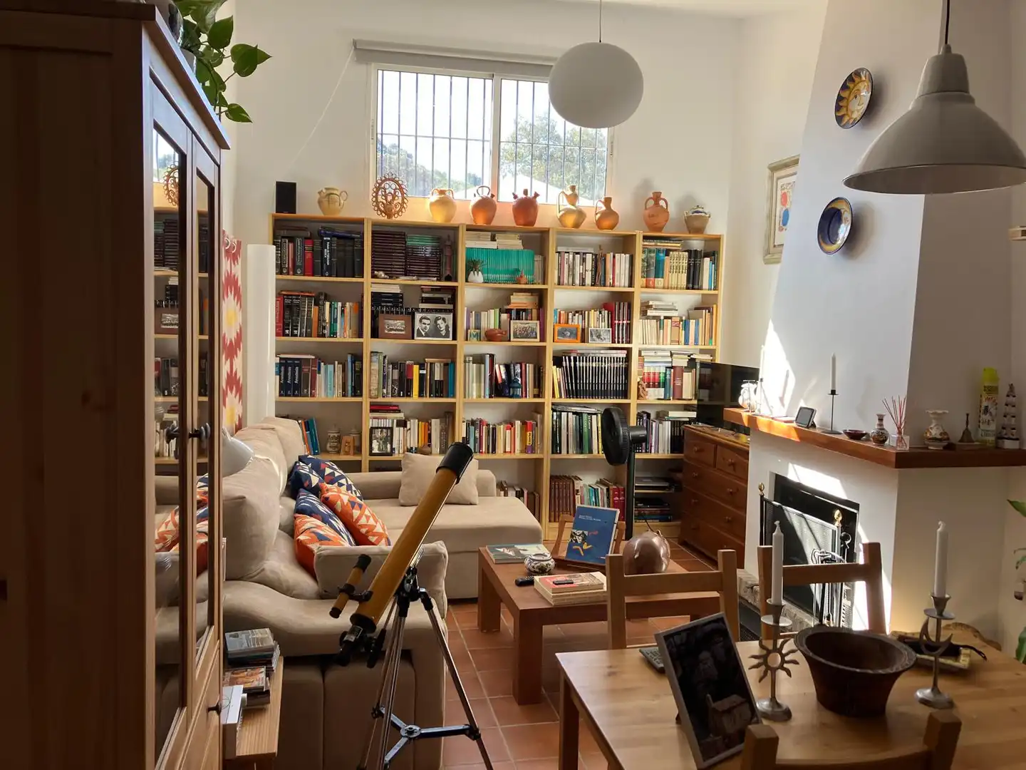 Sala de estar de Casa o chalet en venta en La Puebla de Cazalla con Jardín privado y Alarma
