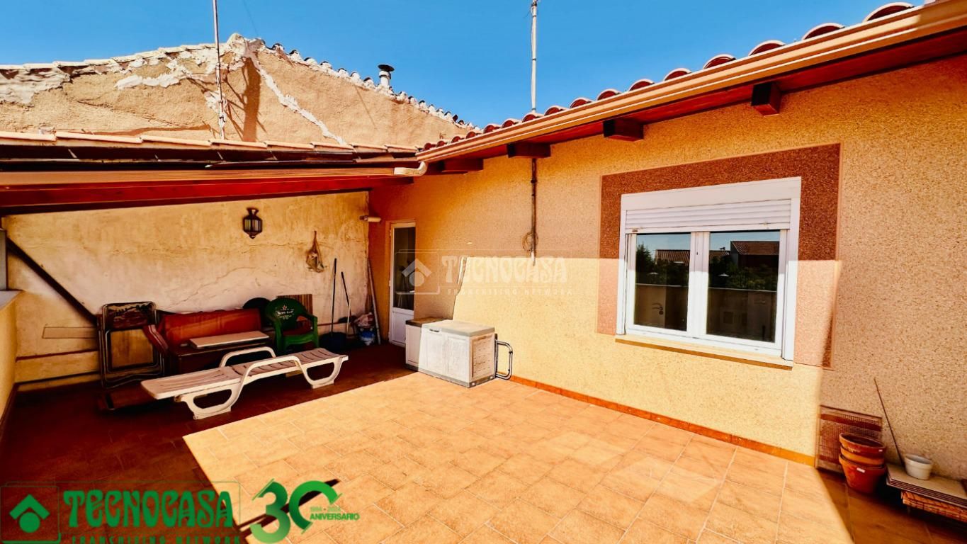 Terrace of Single-family semi-detached for sale in Alcázar de San Juan  with Heating, Parquet flooring and Terrace