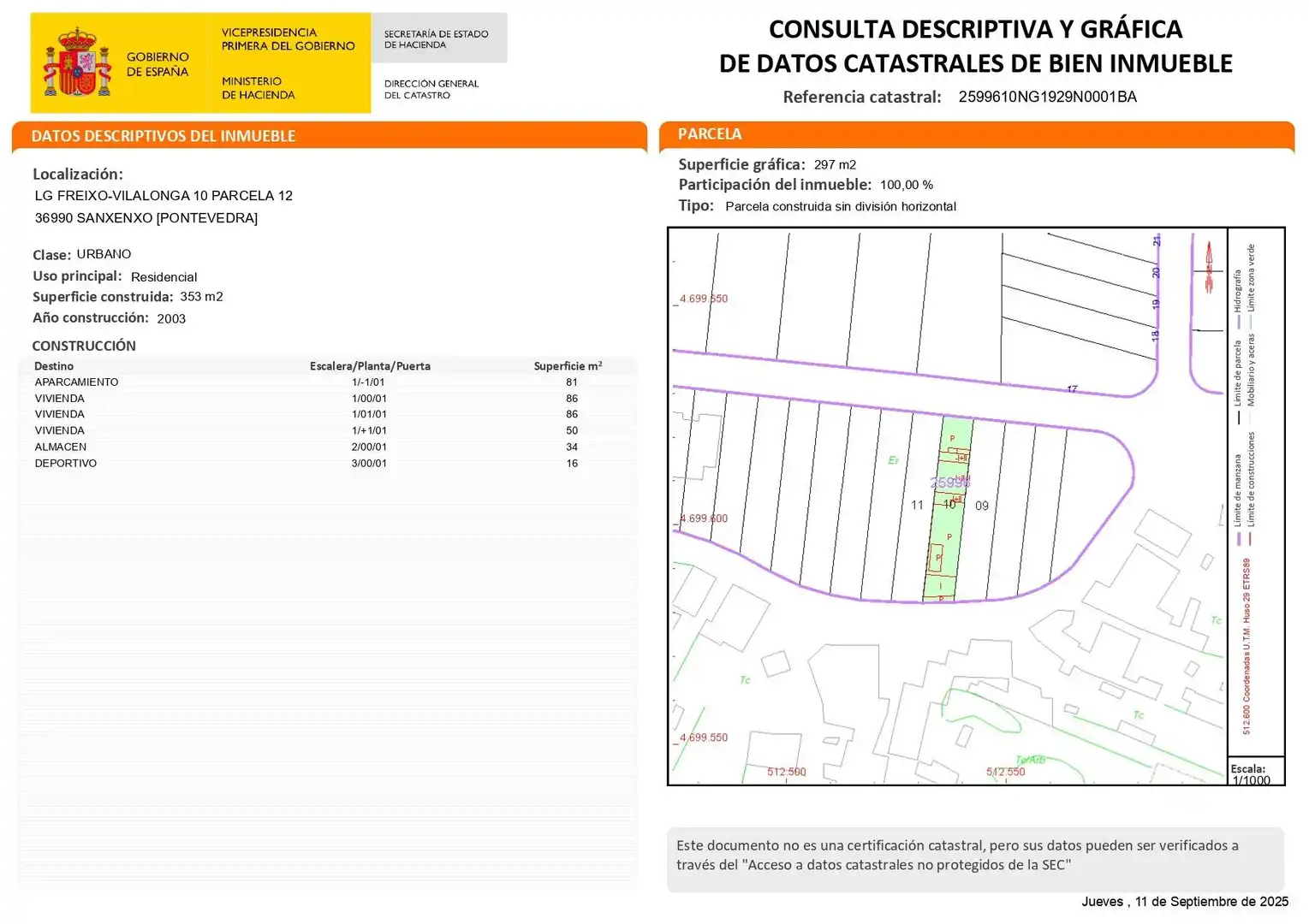 Casa adosada en venda en Sanxenxo amb Terrassa i Traster