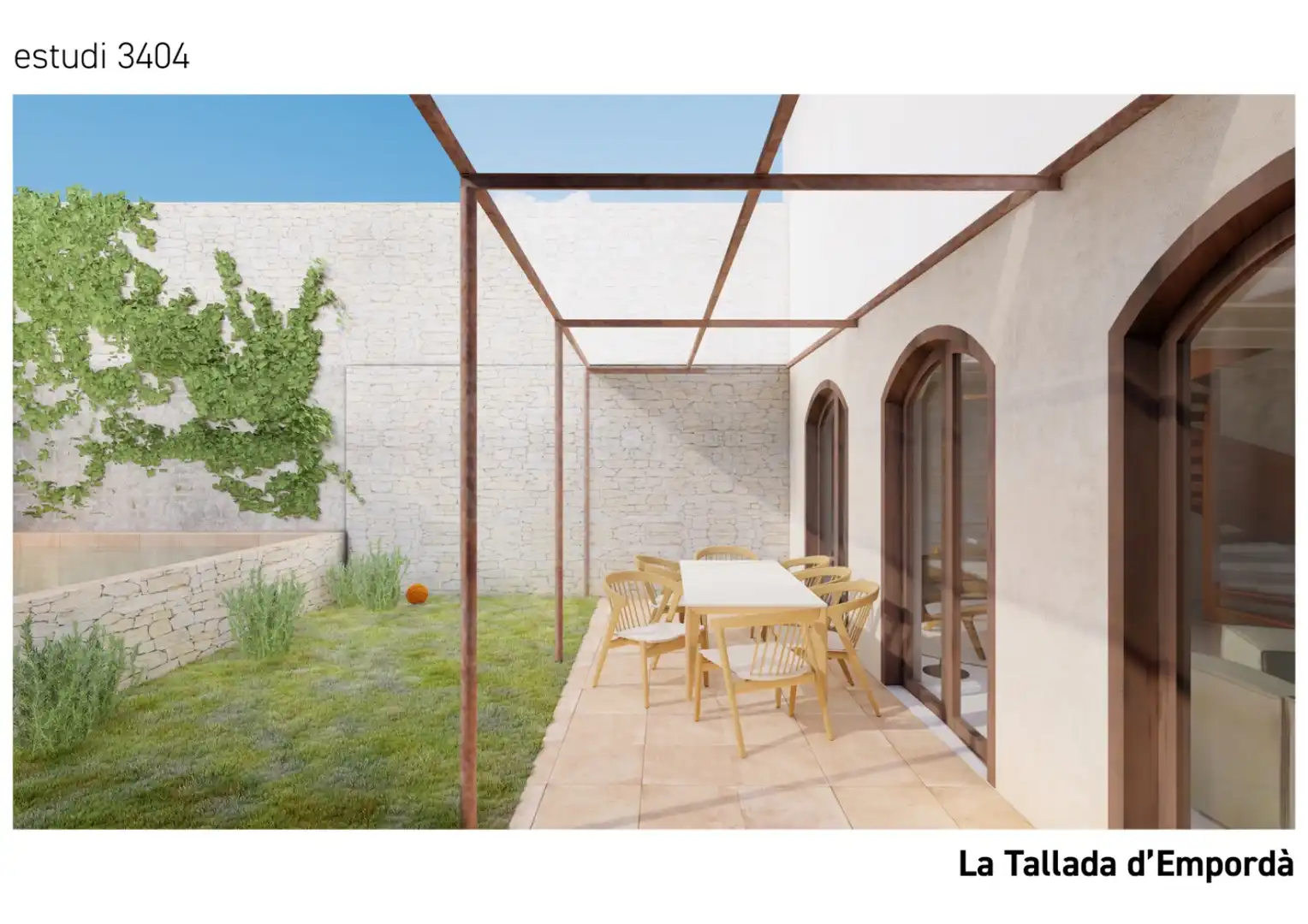 Terrasse von Gebäude zum Verkauf in La Tallada d'Empordà