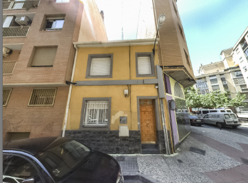Exterior view of Single-family semi-detached for sale in  Zaragoza Capital