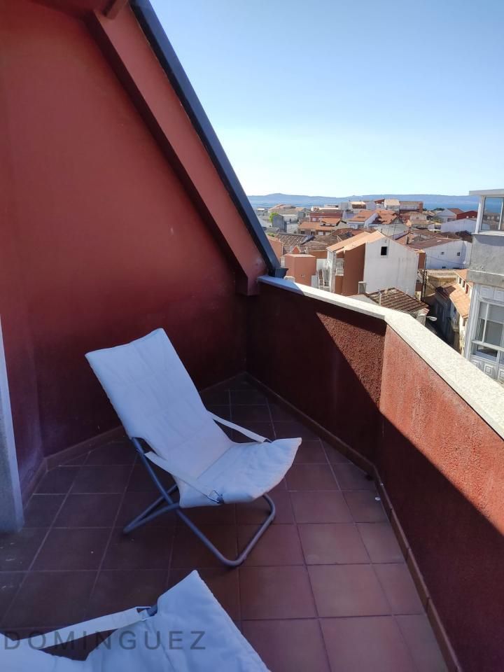 Balcony of Attic for sale in O Grove    with Heating, Terrace and Storage room
