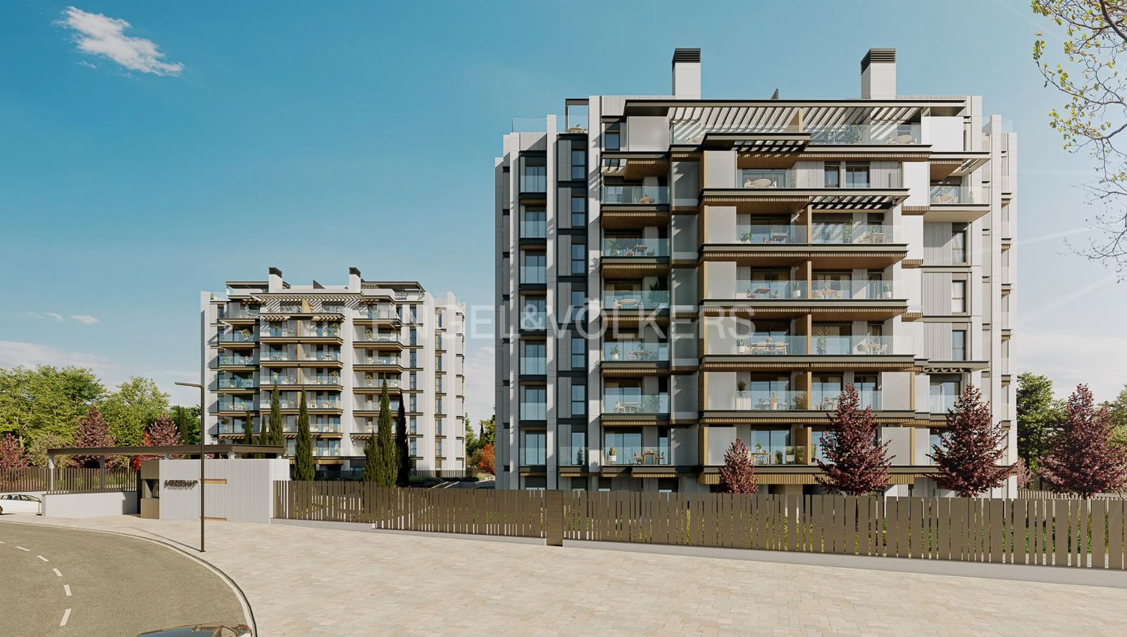 Vista exterior de Apartament de lloguer en  Madrid Capital amb Aire condicionat, Calefacció i Terrassa