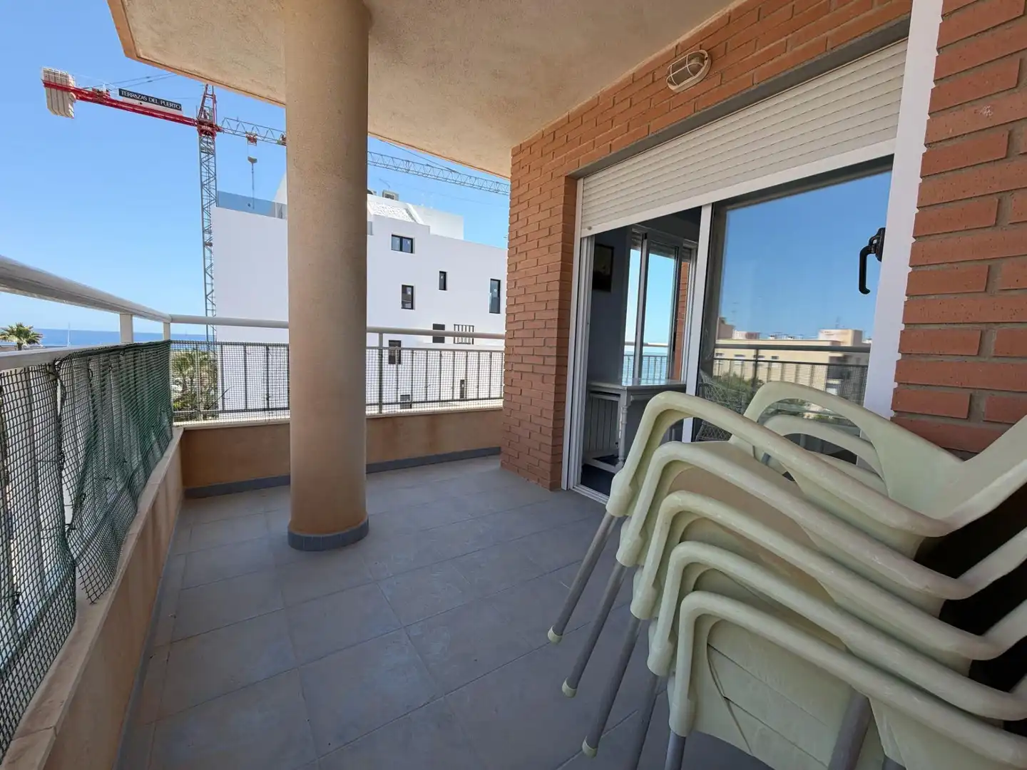 Terrace of Flat for sale in Águilas  with Air Conditioner, Storage room and Furnished