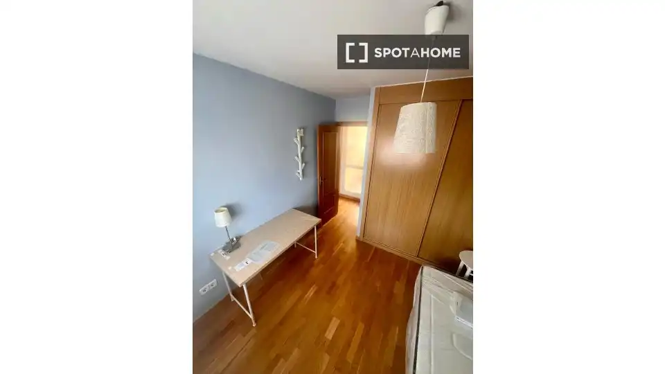 Bedroom of Flat for share in Madrid  with Air Conditioner, Heating and Terrace