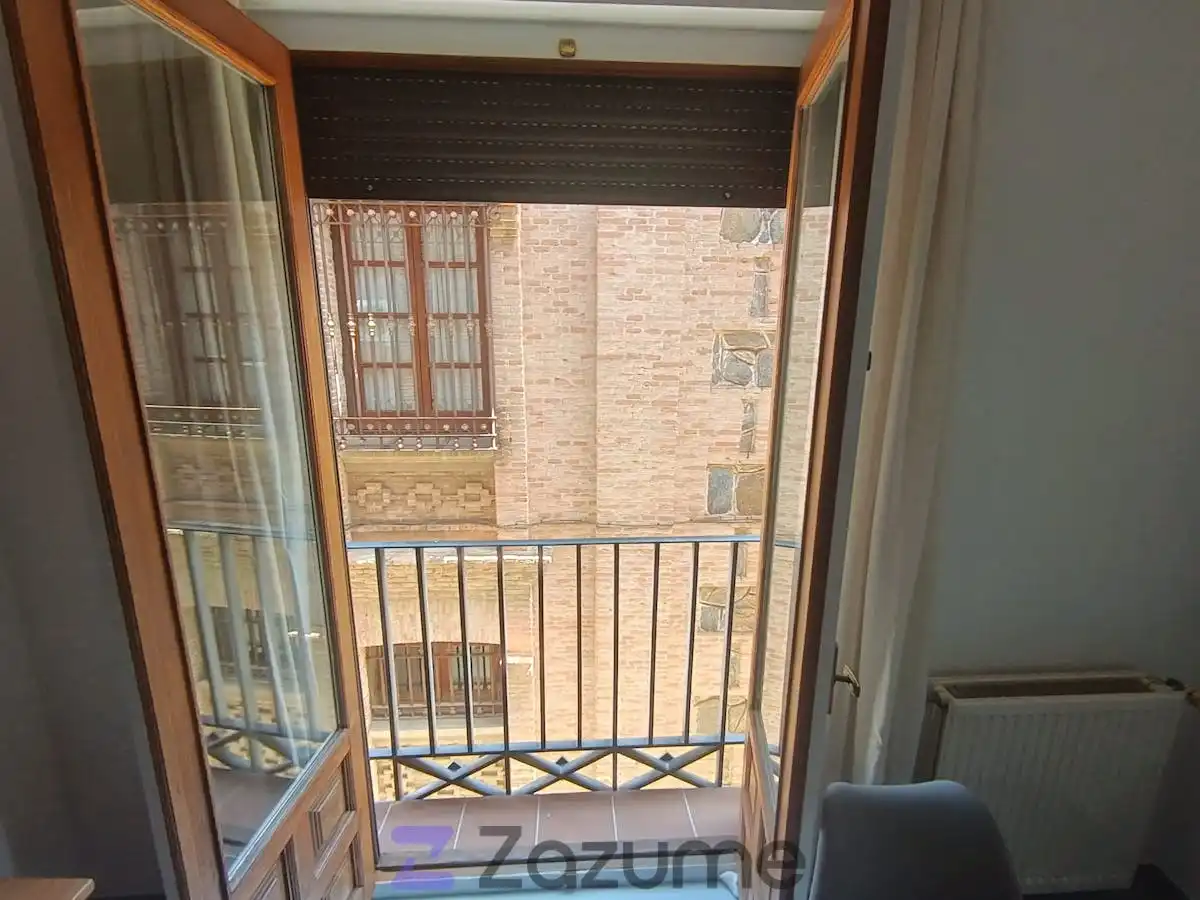 Balcony of Flat for rent in Toledo  with Heating, Furnished and Oven