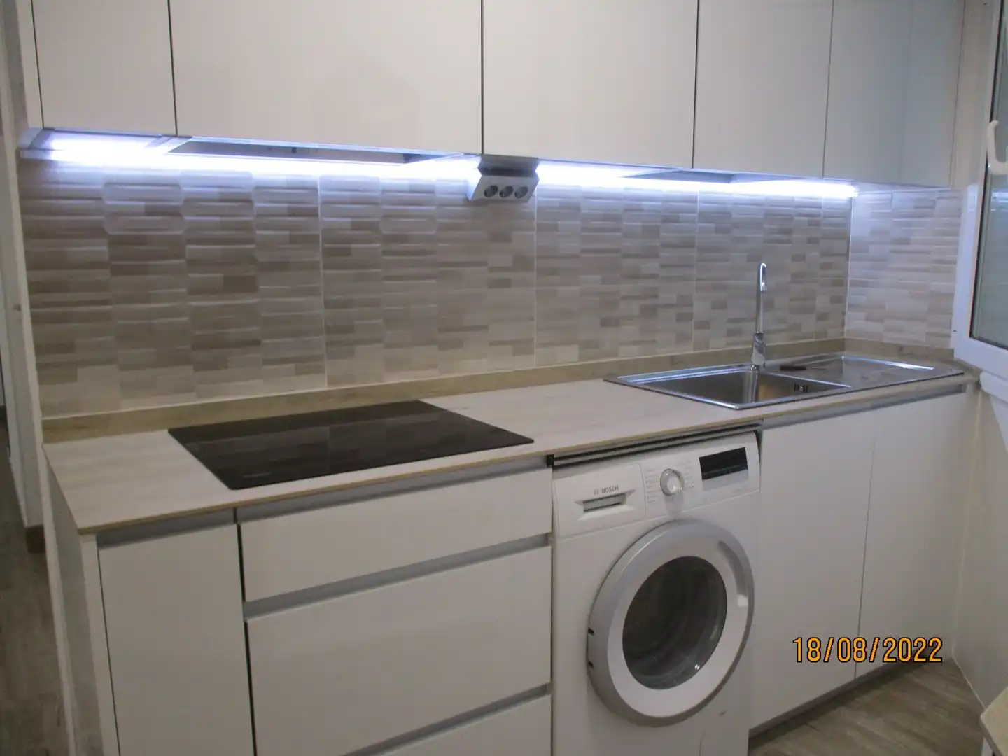 Küche von Wohnung zur Miete in Donostia - San Sebastián  mit Heizung und Möbliert