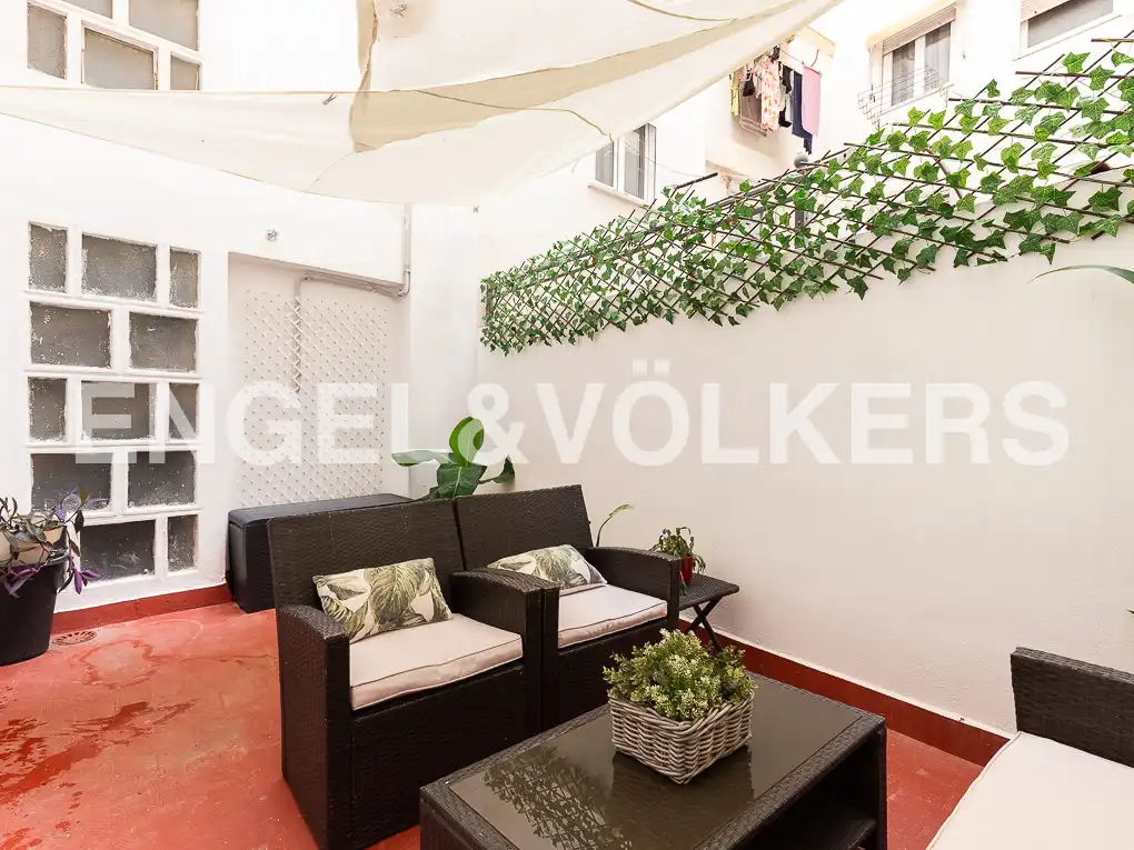 Terrace of Flat for rent in Valencia  with Air Conditioner, Heating and Terrace