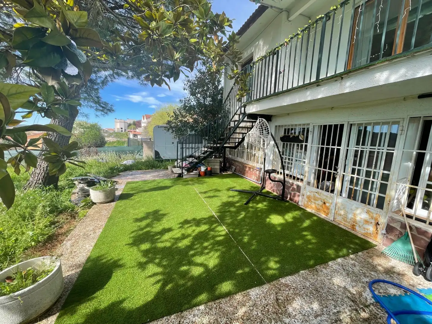 Terraza de Casa o chalet en venta en Orusco de Tajuña con Aire acondicionado, Calefacción y Jardín privado