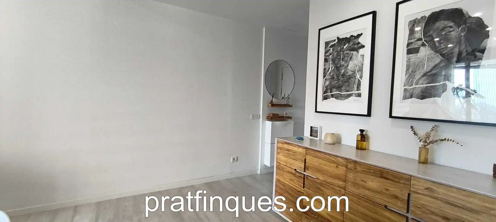 Schlafzimmer von Wohnung zum Verkauf in L'Hospitalet de Llobregat mit Klimaanlage, Heizung und Parkett