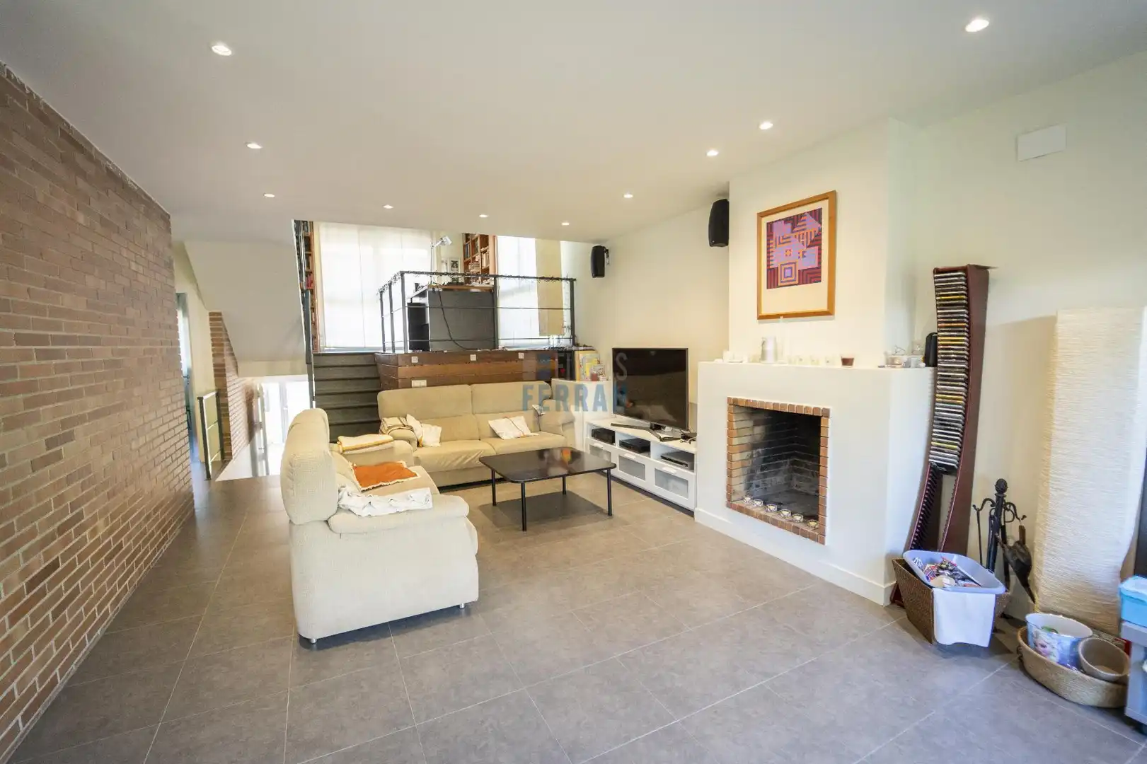 Sala de estar de Casa o chalet en venta en El Vendrell con Calefacción, Parquet y Terraza