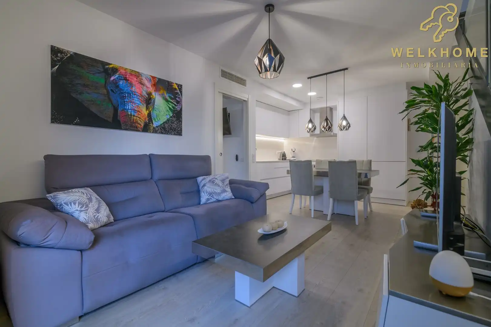 Sala de estar de Ático en venta en Castelldefels con Aire acondicionado, Calefacción y Terraza