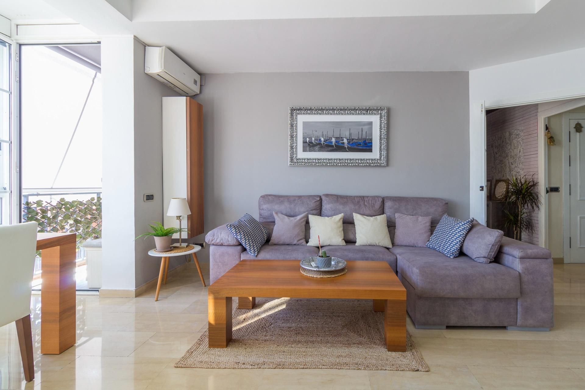 Sala d'estar de Àtic en venda en Viladecans amb Aire condicionat, Calefacció i Terrassa