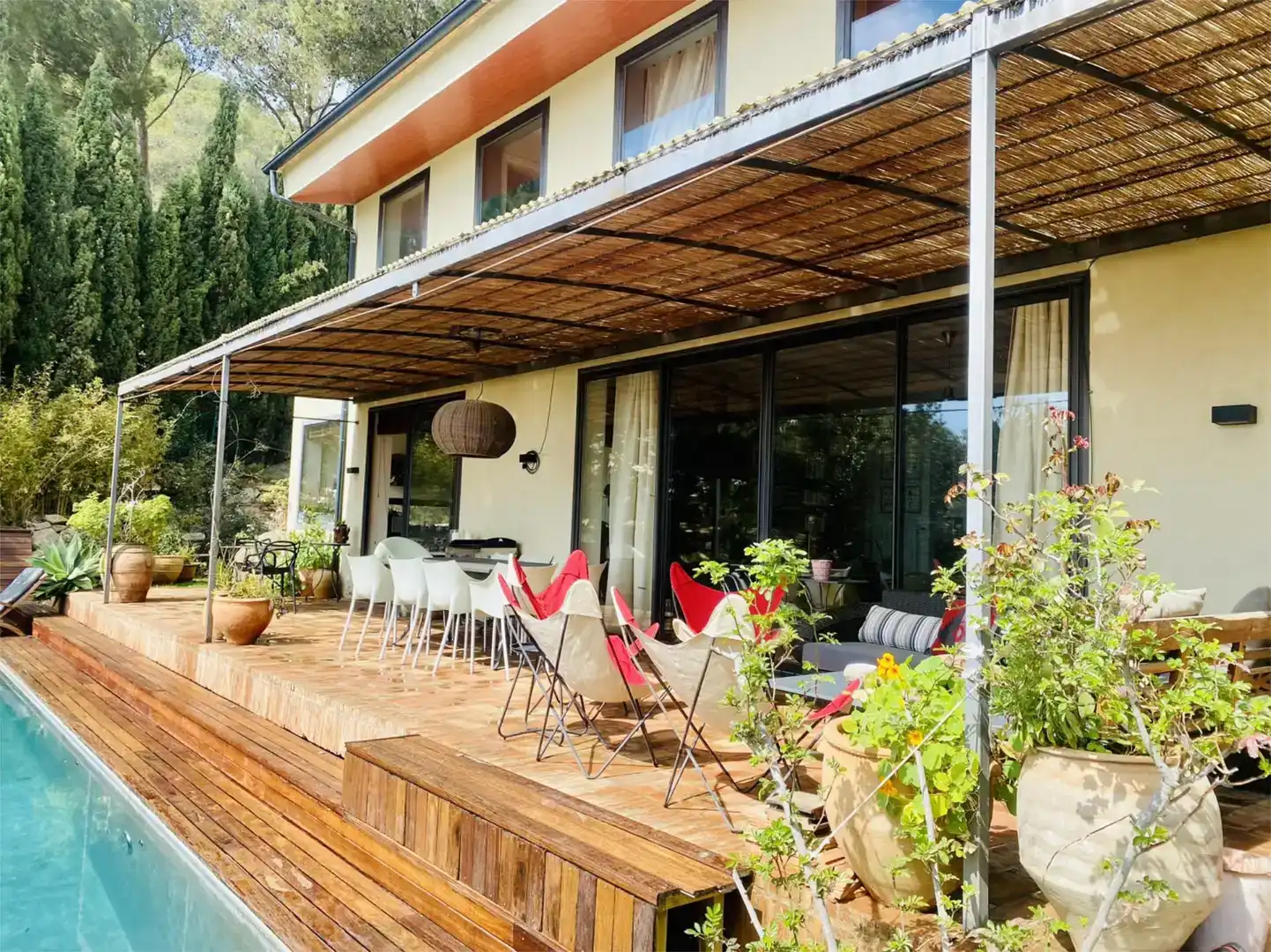Terraza de Casa o chalet en venta en Palafrugell con Jardín privado, Parquet y Piscina