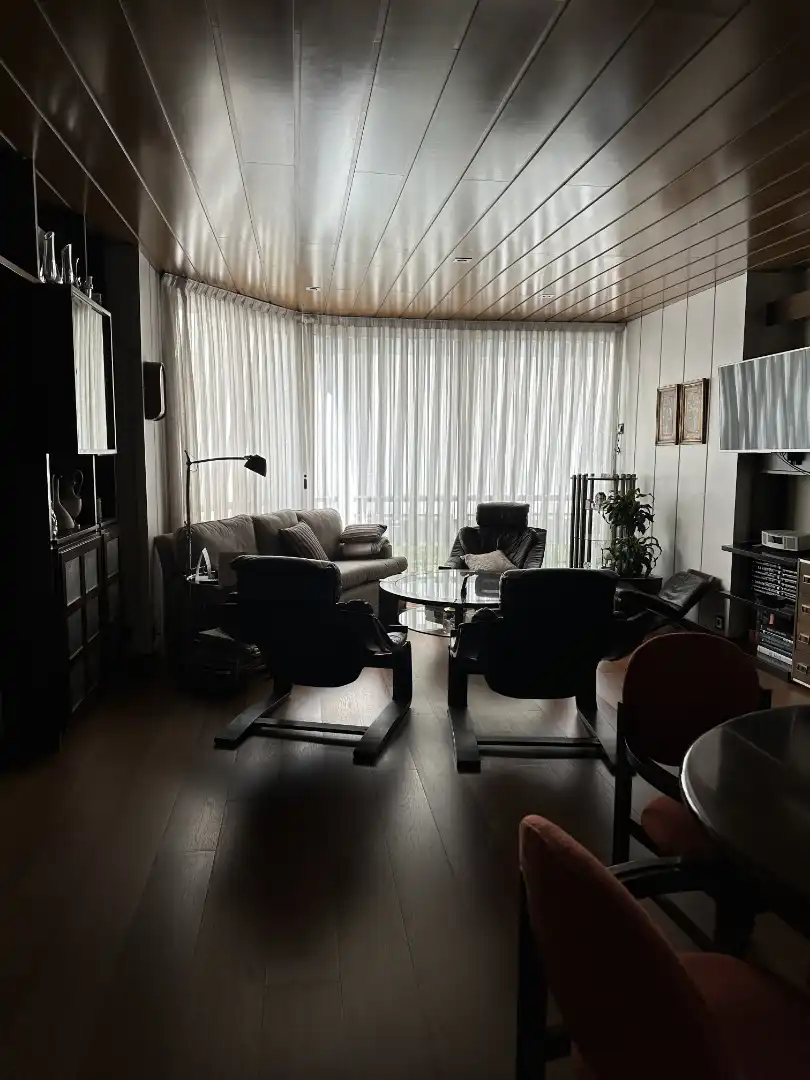 Sala d'estar de Pis de lloguer en Barcelona amb Aire condicionat, Calefacció i Parquet