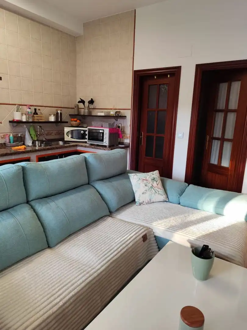 Living room of Flat for sale in Torremolinos  with Air Conditioner, Private garden and Terrace