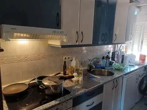 Kitchen of Flat for sale in  Madrid Capital  with Air Conditioner
