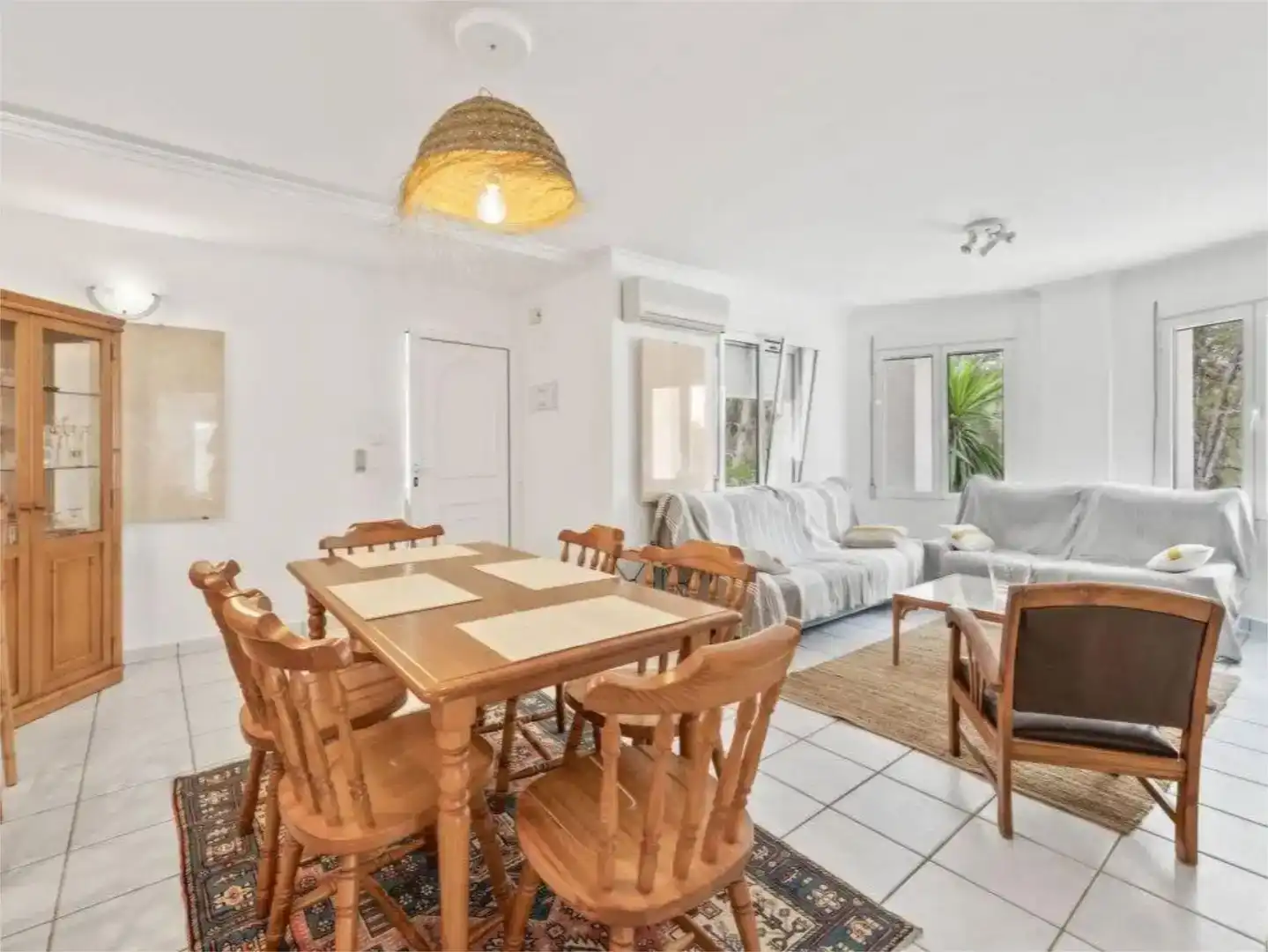 Comedor de Casa o chalet de alquiler en Dénia con Jardín privado, Parquet y Piscina