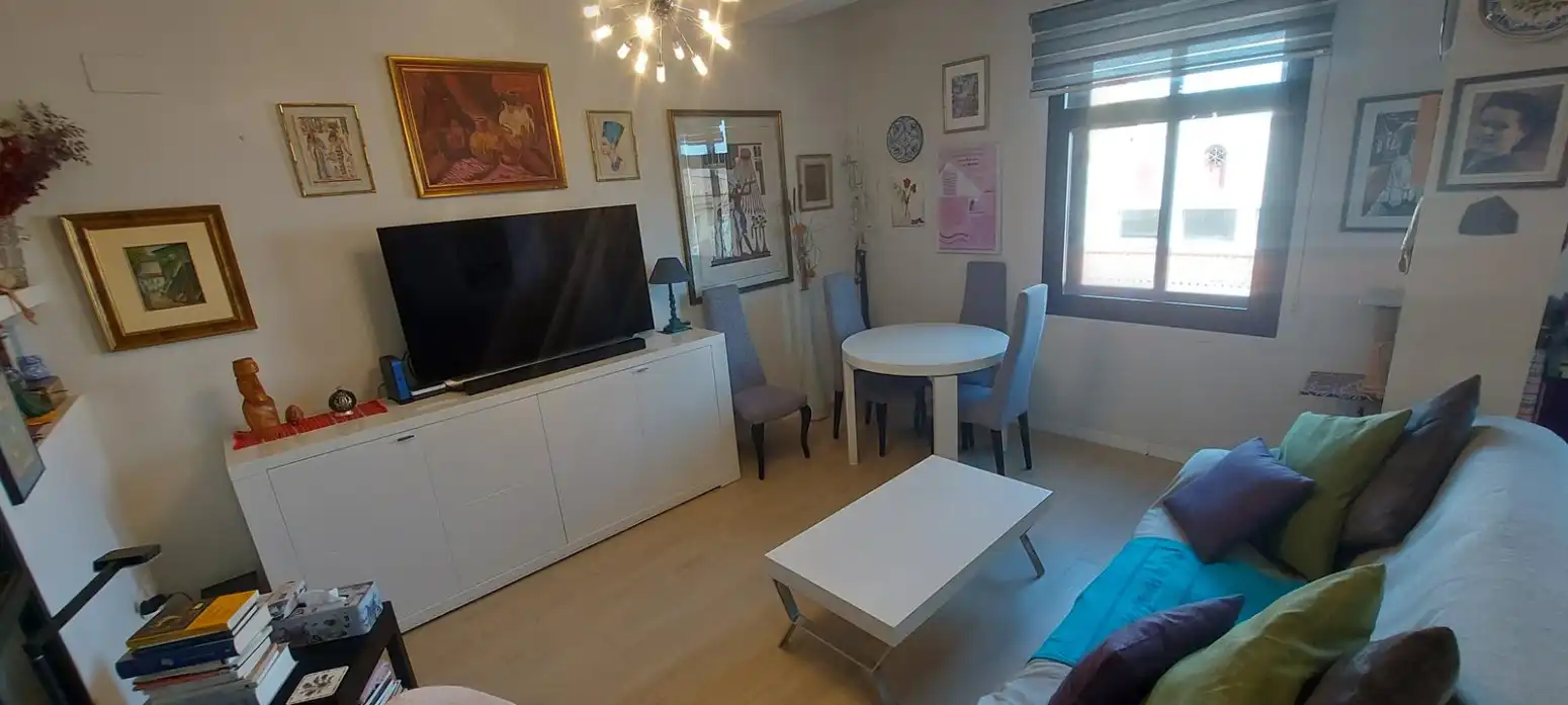 Sala d'estar de Pis en venda en Sagunto / Sagunt amb Aire condicionat, Parquet i Terrassa