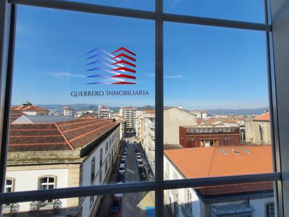 Exterior view of Flat to rent in Ourense Capital   with Heating, Furnished and Balcony