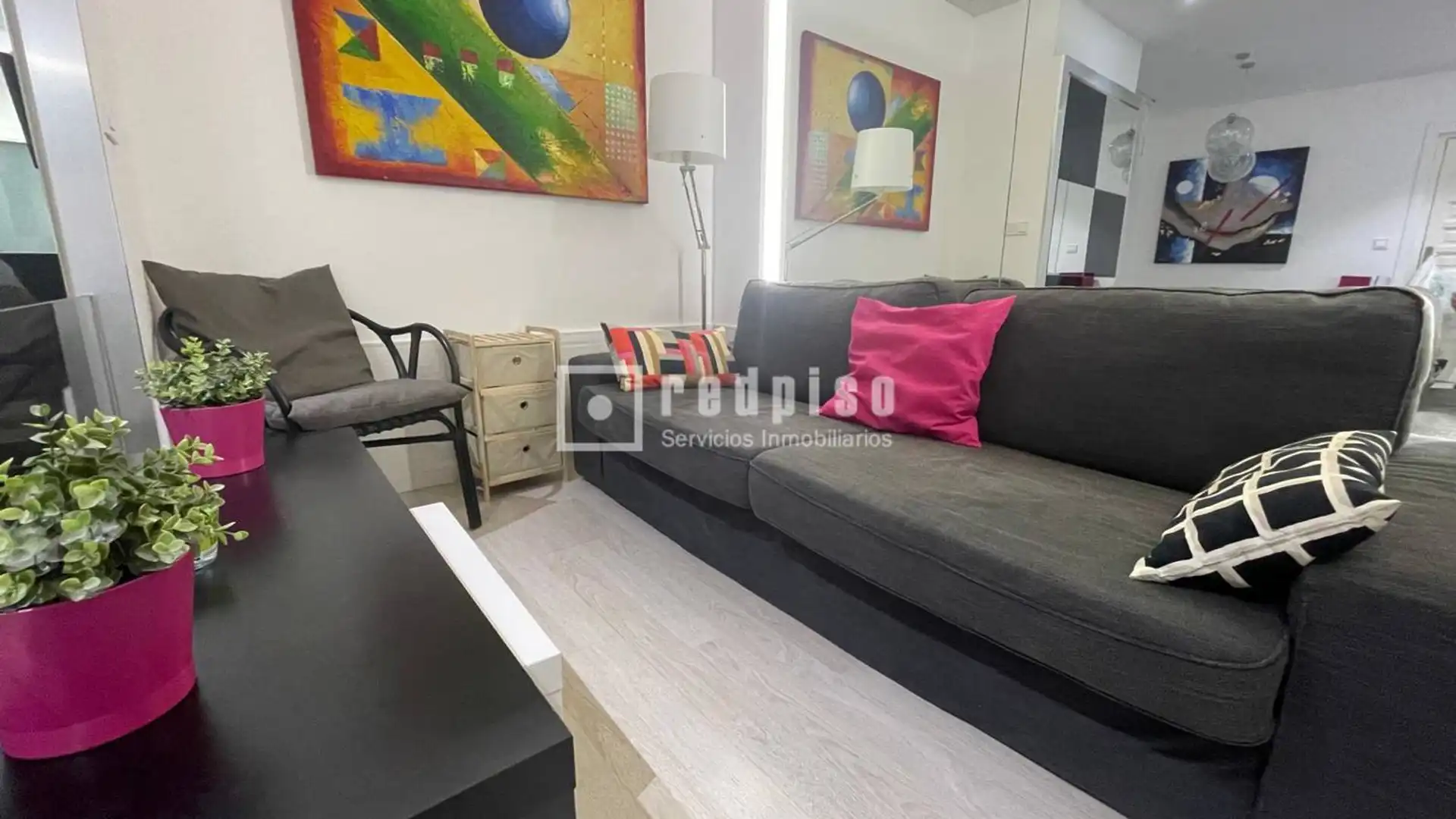 Sala de estar de Estudio en venta en  Madrid Capital con Calefacción