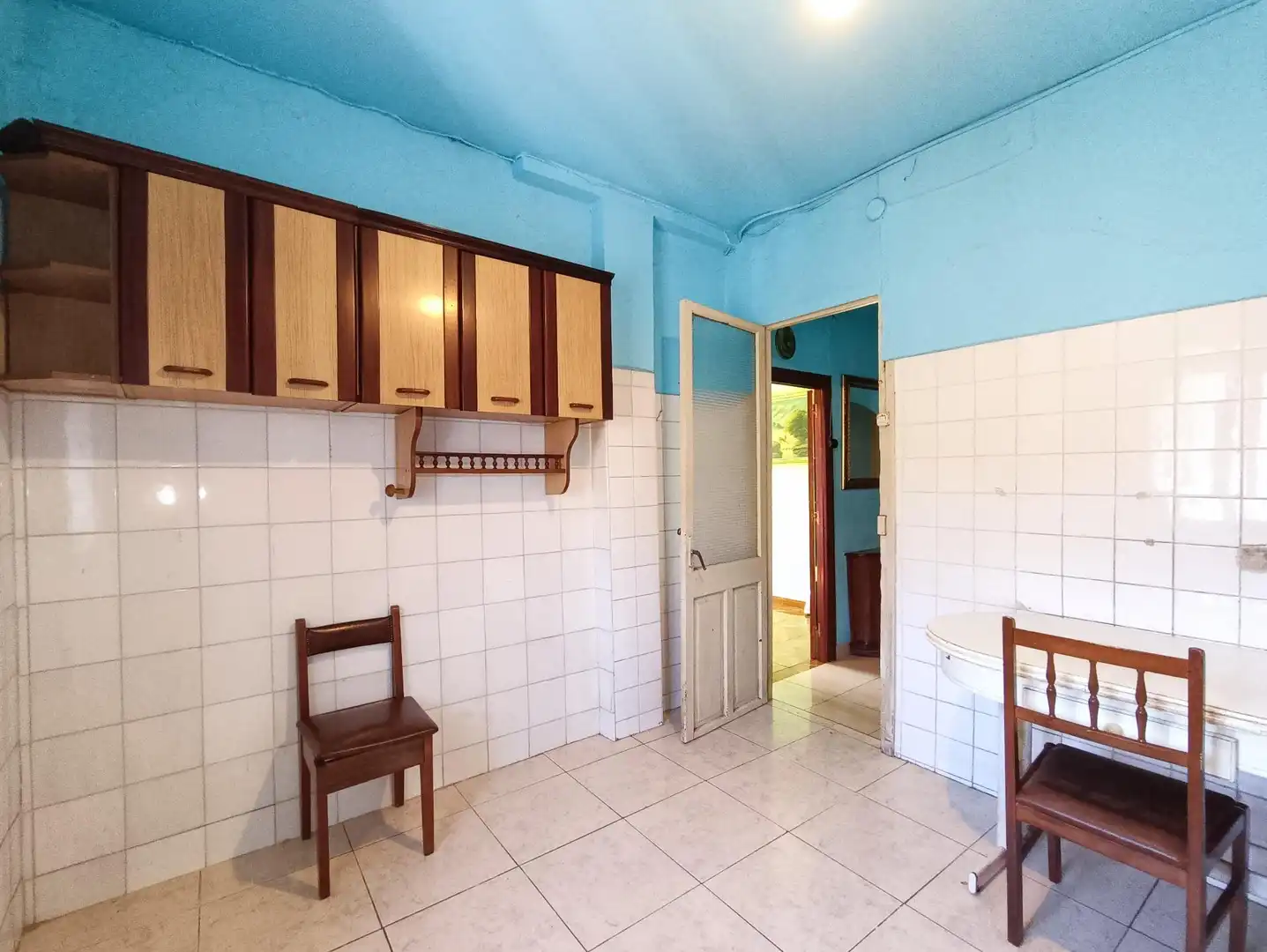 Cocina de Casa o chalet en venta en Langreo con Jardín privado y Trastero