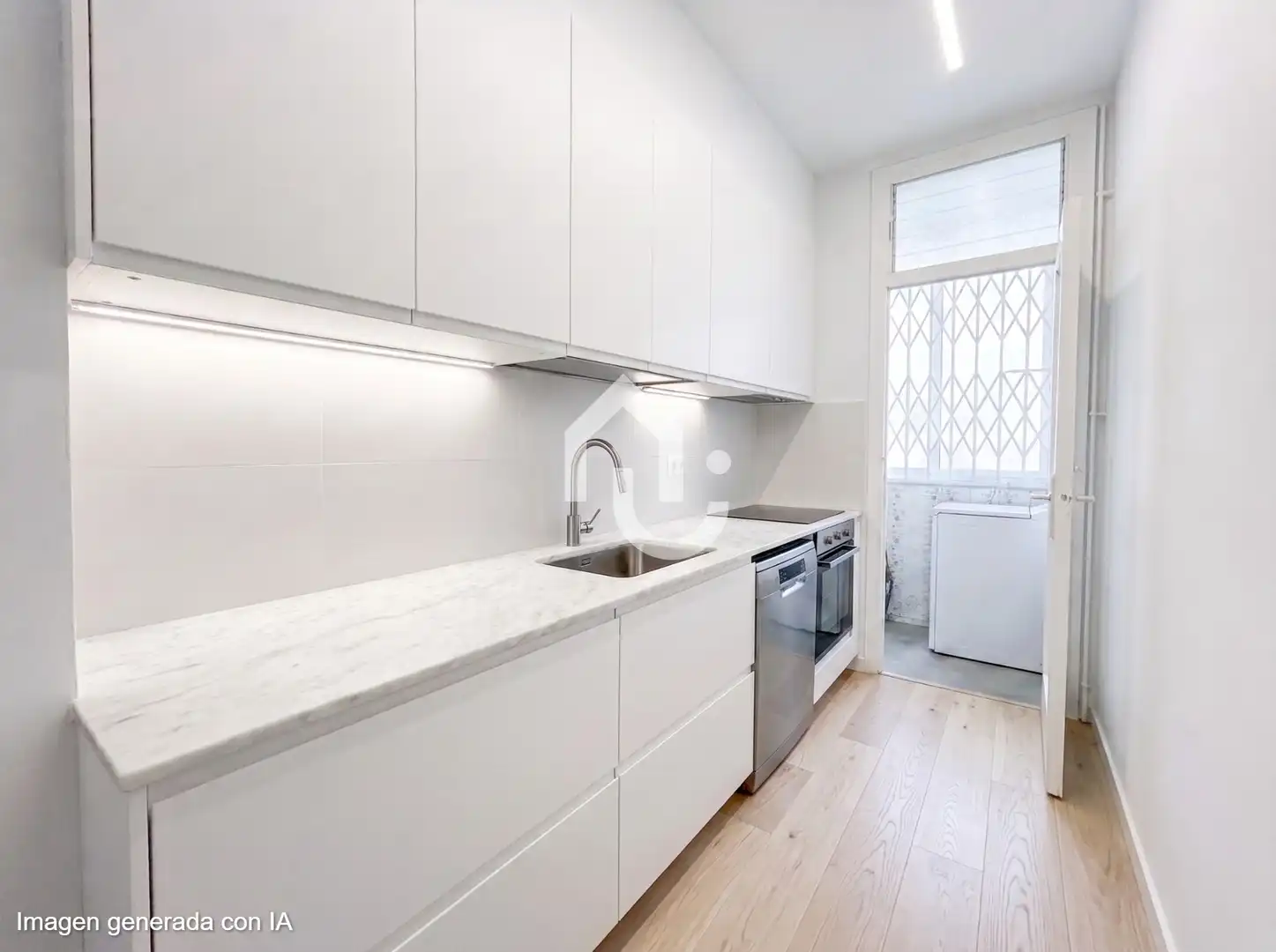 Cocina de Piso en venta en Barcelona con Calefacción y Terraza