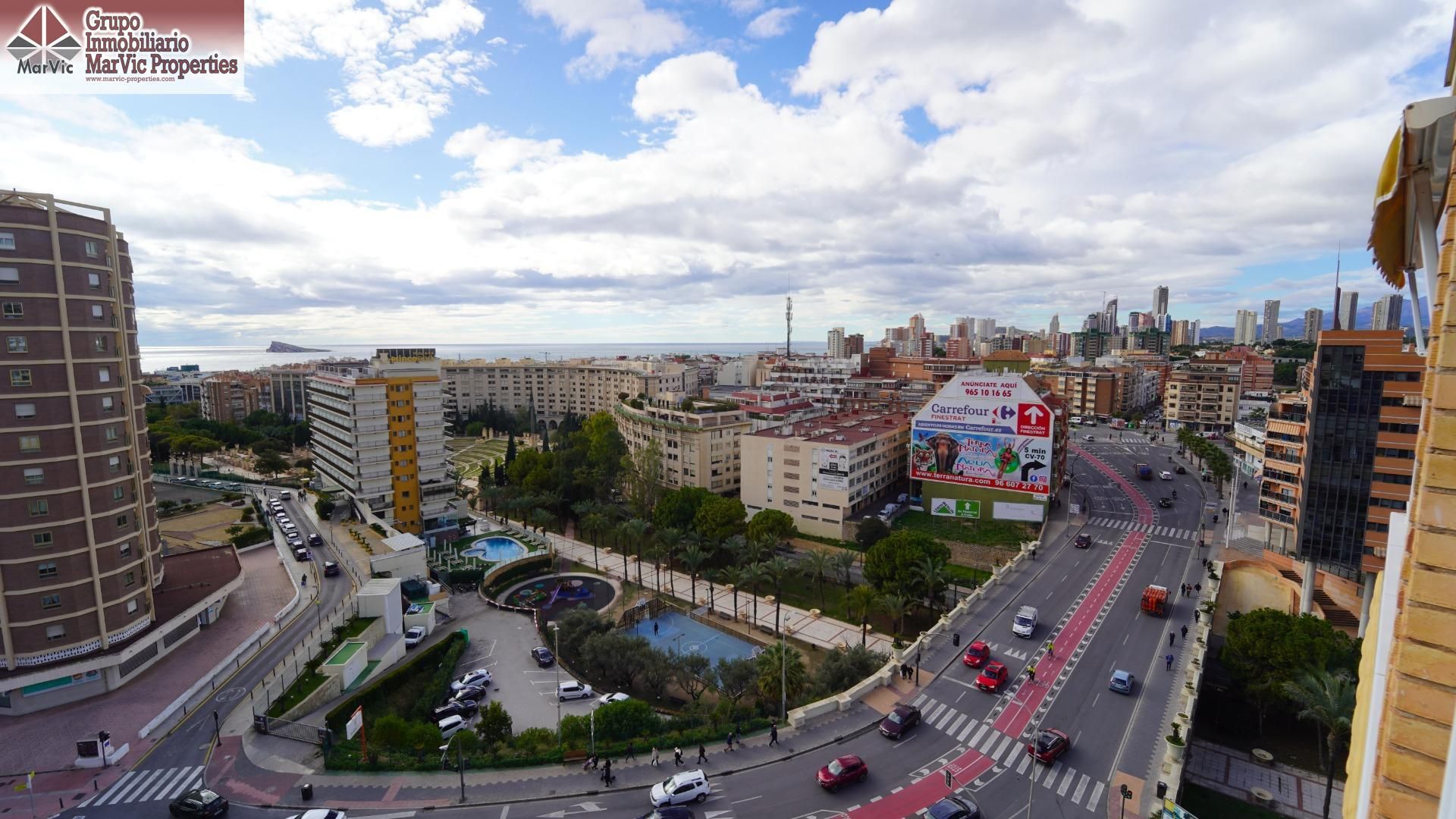 Exterior view of Flat for sale in Benidorm  with Private garden, Terrace and Furnished