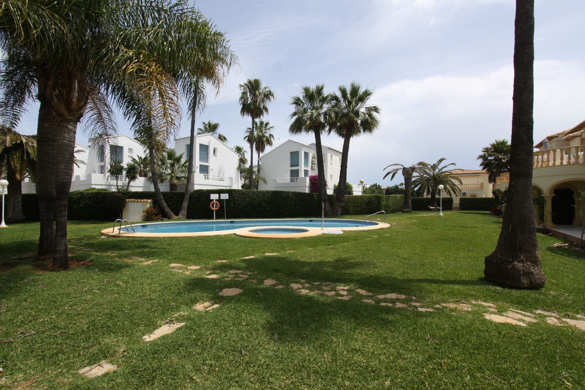 Jardí de Apartament en venda en Els Poblets amb Aire condicionat, Moblat i Piscina comunitària