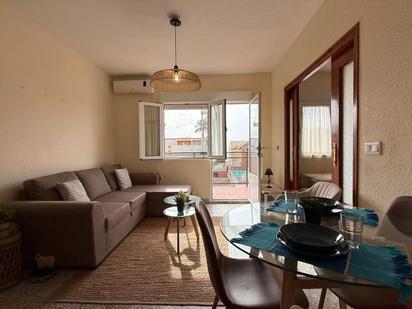 Living room of Flat for sale in San Javier  with Air Conditioner, Terrace and Furnished