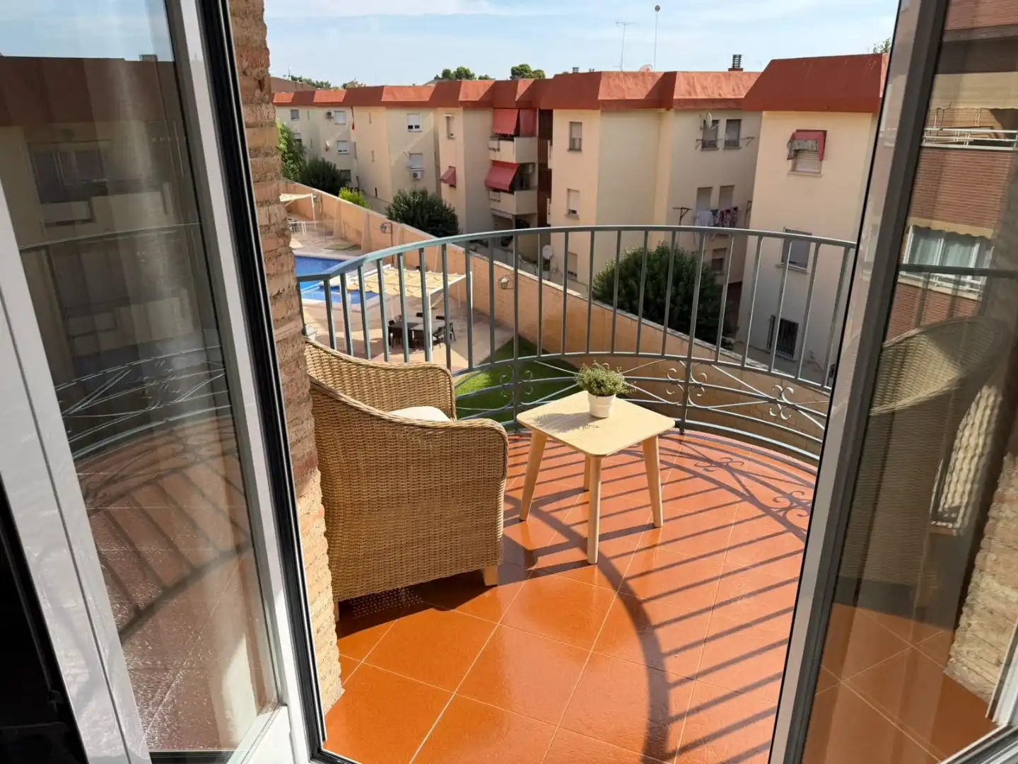 Terrasse von Maisonette zum Verkauf in Ciudad Real Capital mit Klimaanlage, Terrasse und Balkon